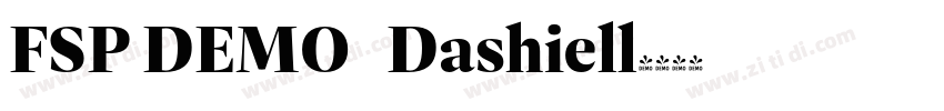 FSP DEMO   Dashiell字体转换